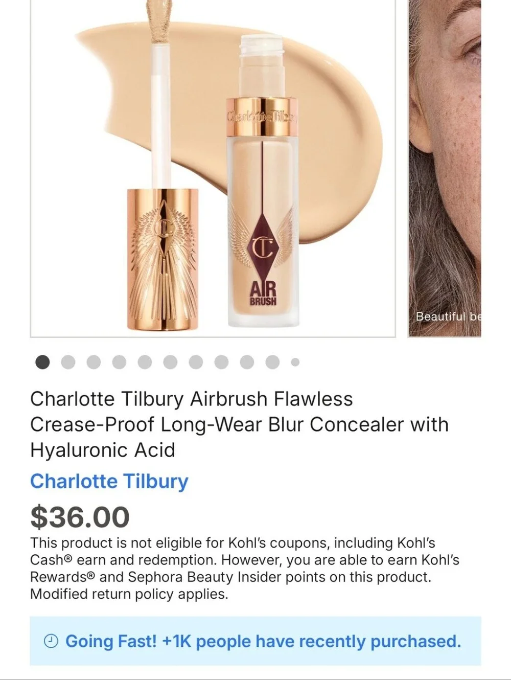 Charlotte Tilbury Airbrush Concealer — Medium